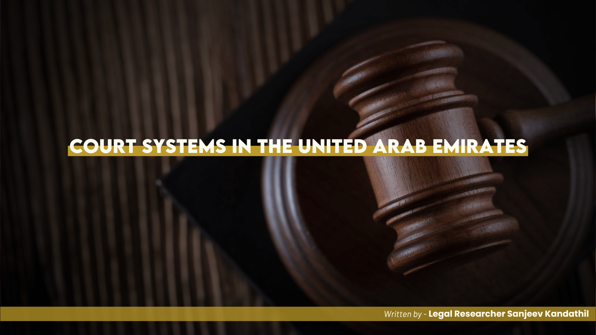 Court Systems in the United Arab Emirates